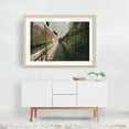 thumbnail image 5 of Urban Passage - Los Angeles California Photography Street Photography Bridge Industrial Graffiti Architecture Vintage Oak Framed Wall Art Print 16 x 24 inches, 5 of 6