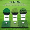 thumbnail image 4 of Golf Net with Practice Mat, 10 x 7 ft Golf Hitting Net for Outdoor Indoor Backyard Driving Chipping Swing Training, All-in-One Multi-Target Training Aid Practice Nets with Tri-Turf Mat, 4 of 8