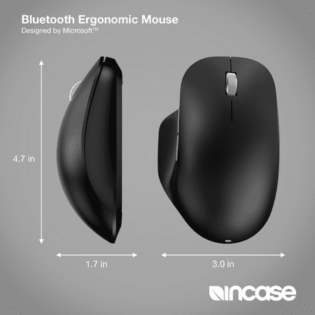 Incase - Bluetooth Ergonomic Mouse EN/FR/ES/PT - Black