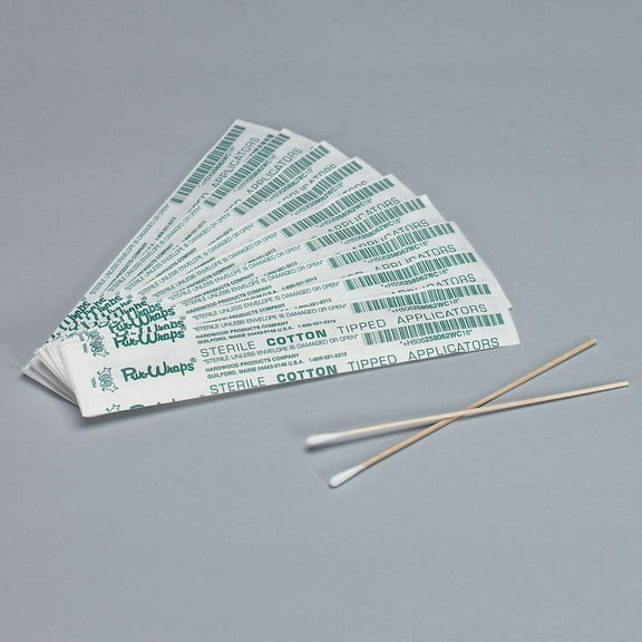 Applicators, Cotton-Tipped, Sterile, 10 Packs Of 2