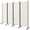 White, variant on Pemberly Row 4 Panel Folding Room Divider 6FT Rolling Privacy Screen White
