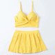 thumbnail image 4 of Conjunto de Bikini de Cintura Alta para las Mujeres Correas Ajustables Set de Dos Piezas sin Espalda, Silueta de Corte Alto Sexy, 4 of 5