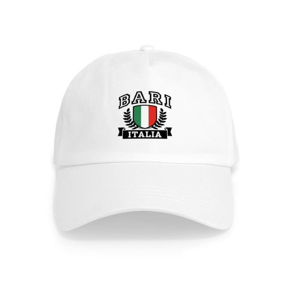 CafePress - Bari Italia Cap - Adjustable 100% Brushed Unisex Casual Cotton Baseball Cap, Beige, 1