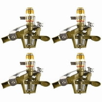 4Pcs 1/2 Inch Heavy Duty Impact Sprinkler Head Perfect for Watering Large Gardens Hose End Sprinklers Watering Tools