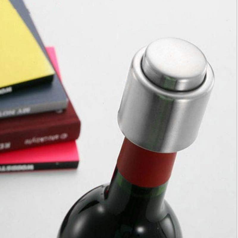 Stainless Steel Handy Vacuum Wine Bottle Stopper Plug Bottle Cap Pump Sealer U 