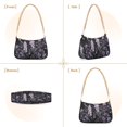 thumbnail image 7 of FORMRS Womens Shoulder Bag with Chain Strap Clutch Purse Cute Tote Handbag, Light Purple Flowers, 7 of 7