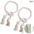 thumbnail image 4 of 2/4/8 Pack Curtain Tieback Buckle Rope Hand Knitting Curtain Rope Tiebacks Curtain Tieback Holdback Curtain Tie Back with Double Ball (Beige) (Color : I, Size : 2PCS), 4 of 7