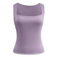 thumbnail image 5 of SHITINN Women's Tanks & for Everyday Wear Fitted Design and Style Pairing with Jeans Ideal for Summer Season Workout Set Undershirt Women 3x Tops for Women plus Size Back Showing Tops All Tops 1x Top, 5 of 5