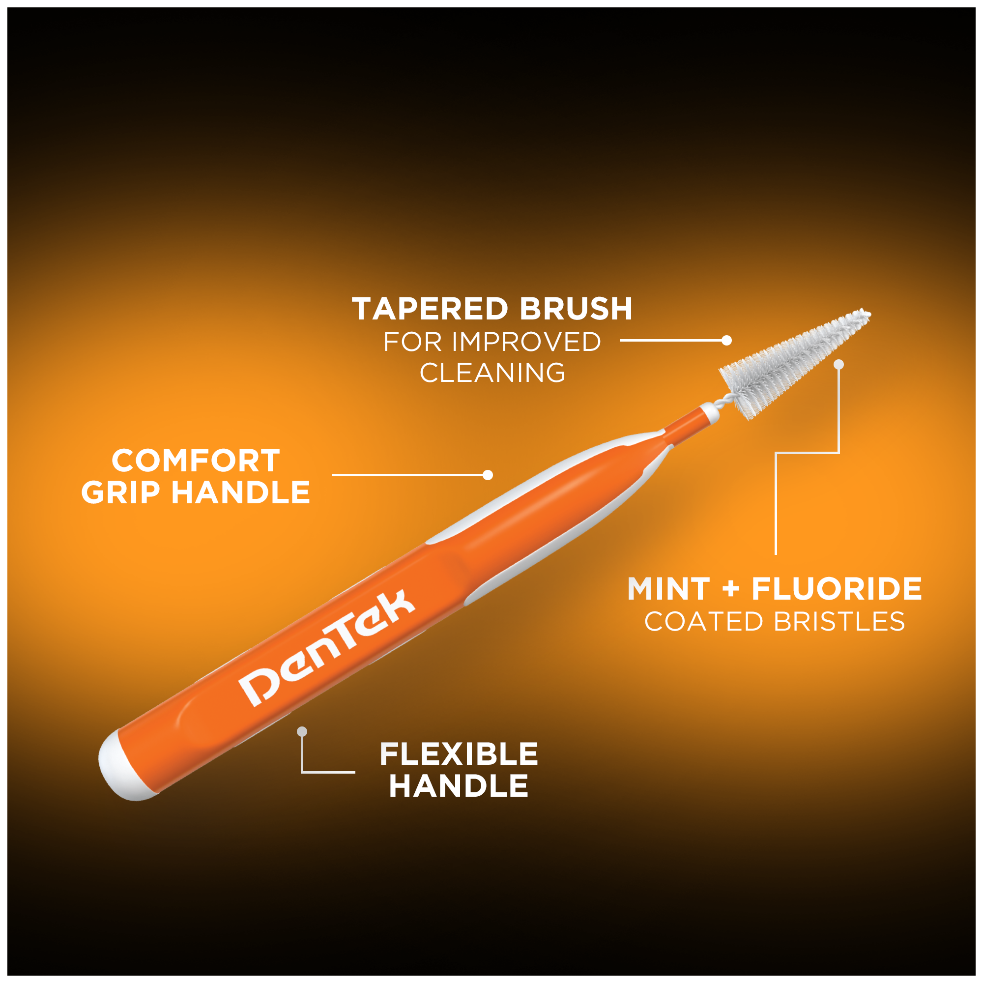 DenTek Easy Brush Interdental Cleaners, Standard, 16 Count, 1 Pack - image 4 of 8
