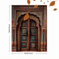 thumbnail image 3 of QISVANSET Intricate Indian Door Canvas Wall Art 15.75x11.81 Inches, 3 of 5