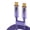 Purple, variant on 1Meter USB C to USB C Charge Cord with 100W Fast Charging, Clear Housing and E-Marker Chip for Everyday Bedside Power Use