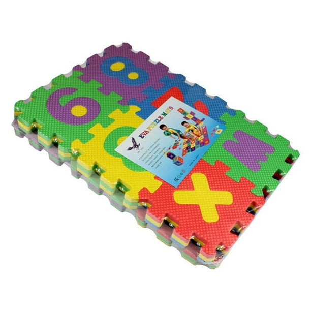 36pcs Puzzle Tapis de Sol, Couverture de 3,24 M2 Bébé Tapis de Jeu  Interlocking Tuiles Tapis de Jeu Ramper Tapis d'Exercice 