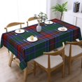 thumbnail image 2 of Rectangle Table Cloth, Scottish Clan Jardine Dress Tartan Plaid Resistant Washable Tablecloth Decorative Table Cover for Dining, Indoor and Outdoor, 2 of 6