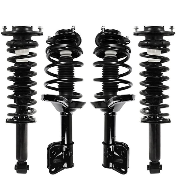 Detroit Axle - Front & Rear Struts with Coil Spring Assembly Replacement for 2009 2010 2011 2012 2013 Subaru Forester - 4pc Set
