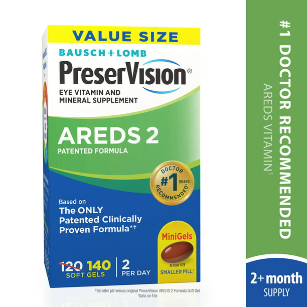PreserVision® AREDS 2 Formula Vitamin & Mineral Supplement 140 ct Soft