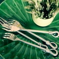 thumbnail image 2 of Gourmet Settings Twist 4 Piece Cocktail Fork Sets (Handmade Flatware), 2 of 3