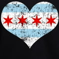 thumbnail image 3 of CafePress - Chicago Flag Heart Hooded Sweatshirt - Pullover Hoodie, Classic & Comfortable Hooded Sweatshirt, 3 of 4