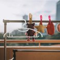 thumbnail image 3 of 10pcs Widened Plastic Suit Racks Clothes Hangers Traceless Clothing Hangers, 3 of 8