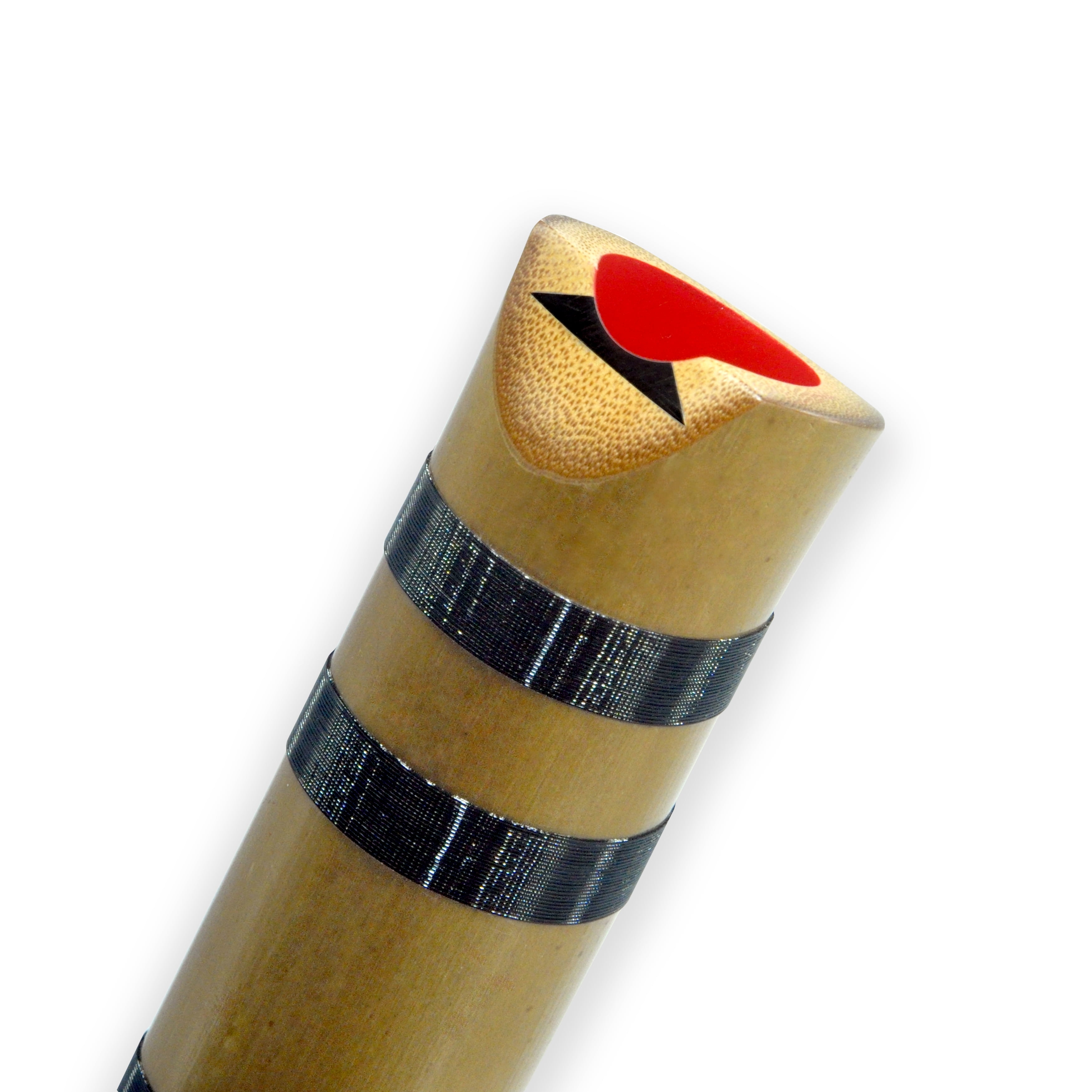 Japanese Zen Shakuhachi Pentatonic end-blown flute with natura bell root. KINKO-ryu  1.8 feet .professional quality , play all ocataves. Good for seasoned flautist, good for any level player.