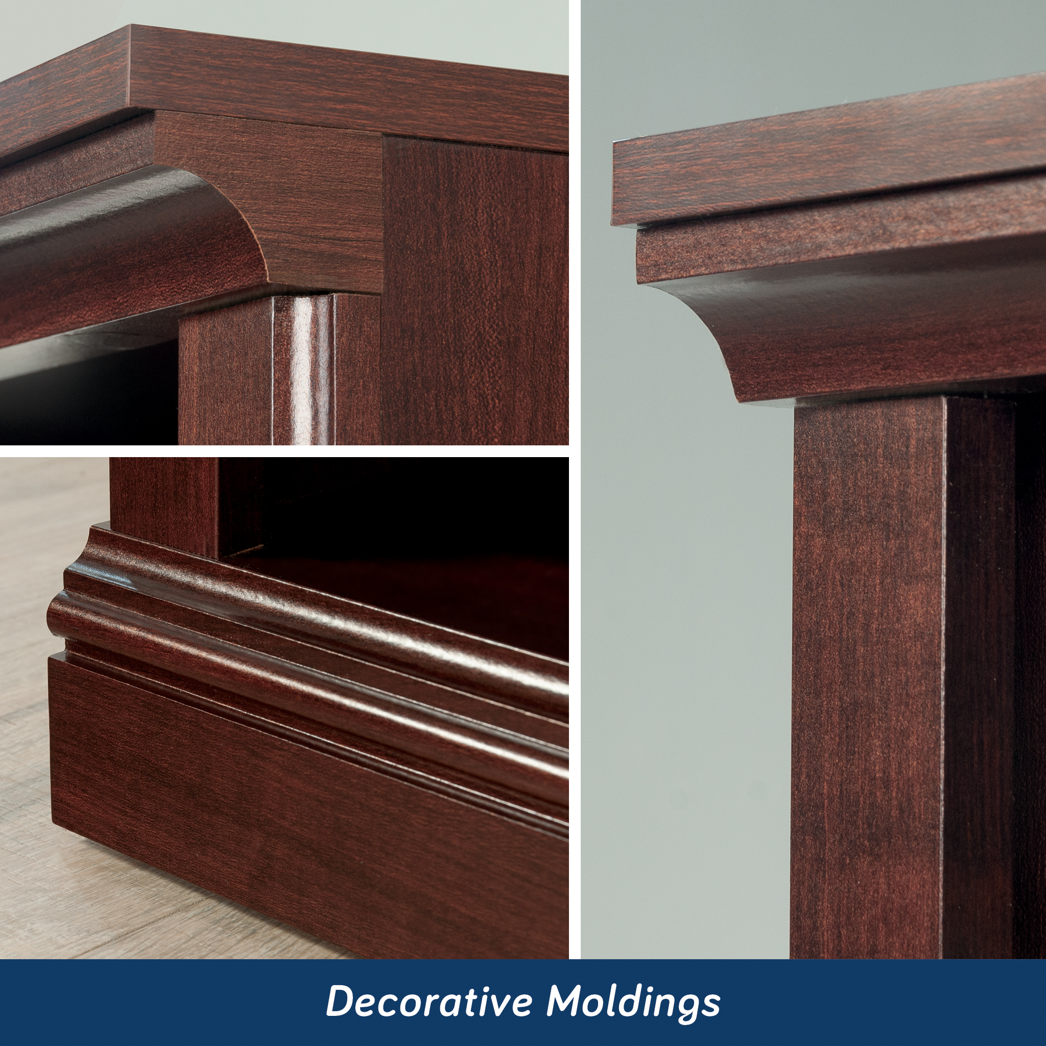Sauder Select 5-Shelf Bookcase, Cherry photo 7