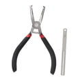 thumbnail image 3 of Alicates para extraer trastes, mango ergonómico de 6 pulgadas, herramienta de mantenimiento, extractor de trastes de guitarra de cabeza plana, para con placa de acero de 002, 3 of 9