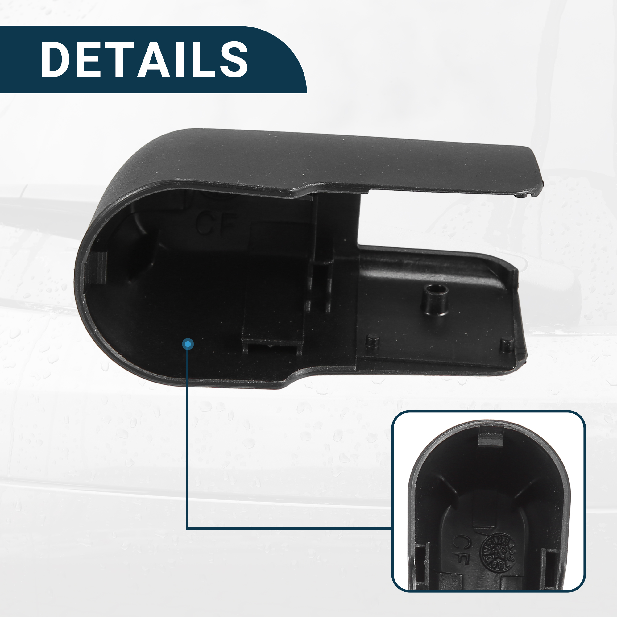 Unique Bargains Rear Wiper Arm Nut Cover for Mazda 3 BJT6-67-395