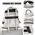 thumbnail image 3 of FORMRS Mini Backpack Purse for Women Quilted Travel Daypack Casual Shoulder Bag, Cartoon Elephant, 3 of 7