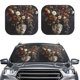 thumbnail image 2 of Balery Vintage Floral Vase A Parasol para parabrisas de coche de 2 piezas | Parasol plegable para parabrisas delantero de coche para la mayoría de sedanes-Large, 2 of 6