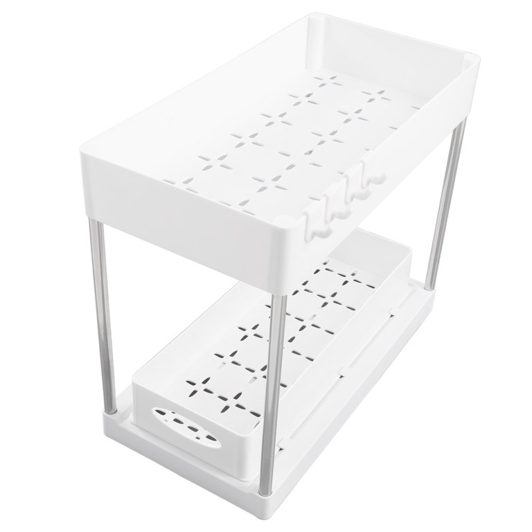 1set Pull-out Spice Rack Storage Cabinet & Under Sink Organizer Basket For  Kitchen