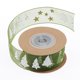 thumbnail image 5 of Cintas de tela de satén de grogrén 1 Rollo / 5 M Cinta De Satén De Grogrén De Navidad Envoltura De Regalo Decoración De Navidad Verde verde Magideal Cintas de tela de satén de grogrén, 5 of 7