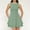 Green, variant on Party Modest Hoco Dresses Mini Plain A-Line Athleisure Sleeveless Crew Neck Dresses