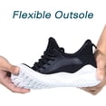thumbnail image 2 of Zapatillas para correr Akk, ligeras y cómodas, de espuma viscoelástica para hombre, negras, 8, 2 of 7