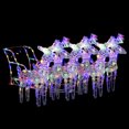 thumbnail image 1 of vidaXL Christmas Decoration Lighted Reindeer and Sleigh with LEDs Acrylic, 1 of 6