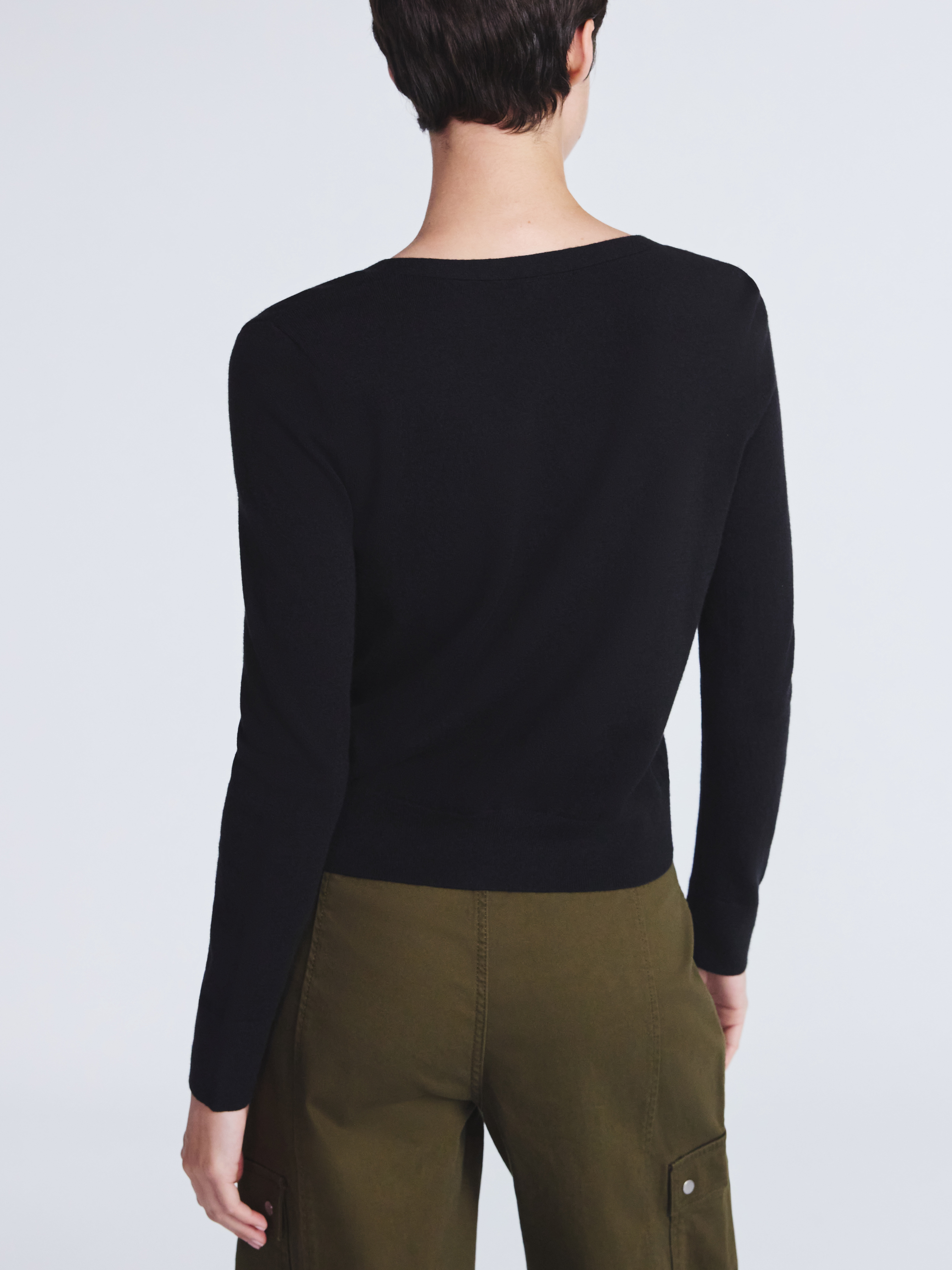 Scoop Women's and Women’s Plus V Neck Cardigan Sweater, Lightweight, Sizes XS-4X