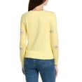 thumbnail image 2 of T Tahari womens  Pansy Cardigan, m, Yellow, 2 of 3