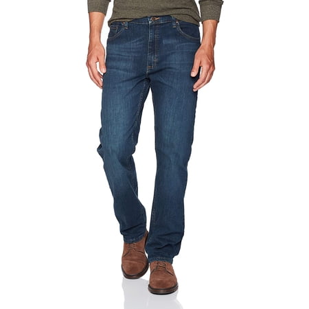 Wrangler Authentics Men's Classic 5-Pocket Regular Fit Flex Jean, Twilight Flex, 48W x 32L