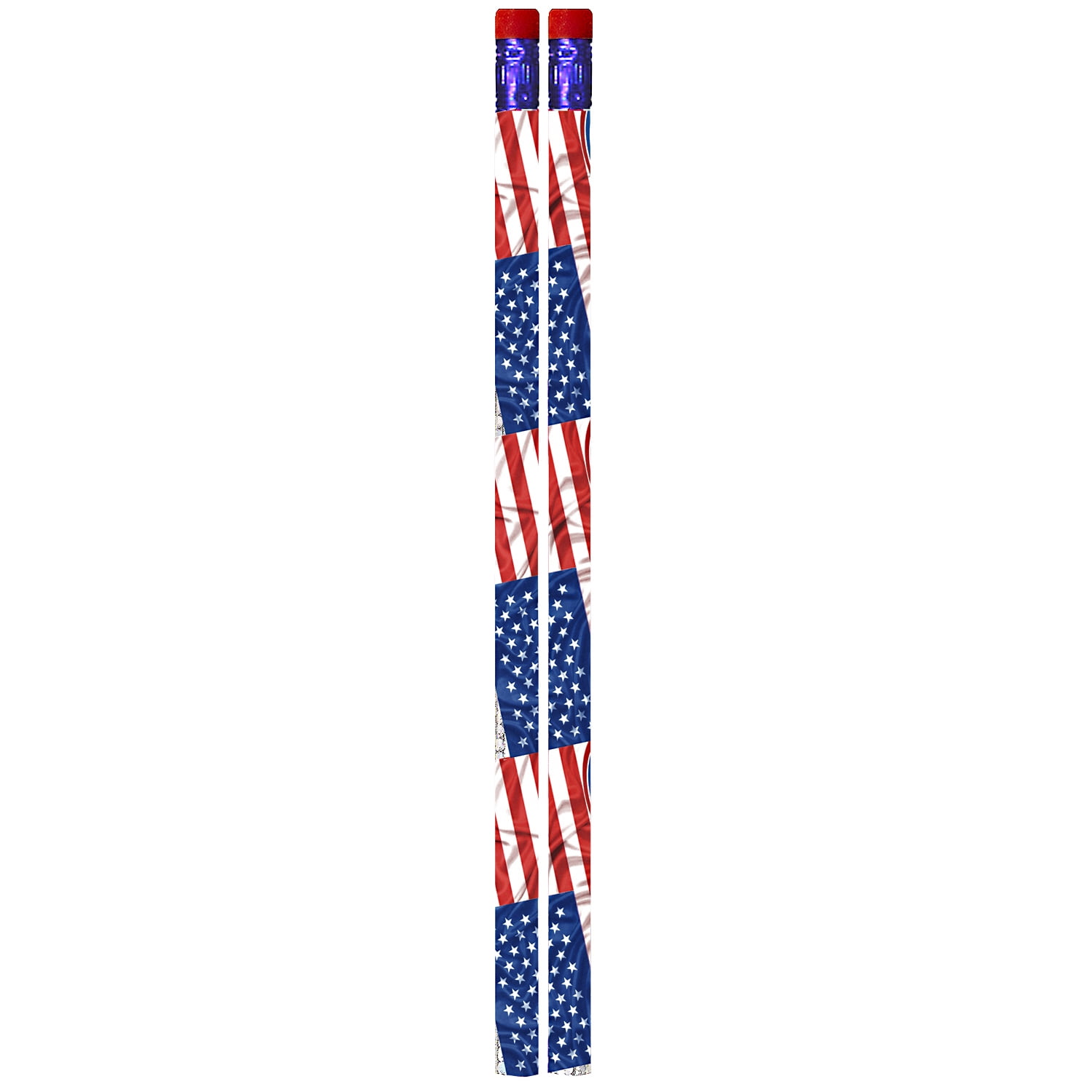 Musgrave Pencil Company Flags & Fireworks Pencil, 12 Per Pack, 12 Packs