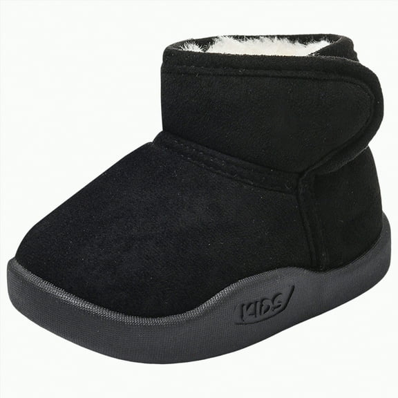 Ccpelsie Girls Ankle Boots Girls' Outdoor Combat Boot Kids Lightweight Shoes for Toddler/Little Kid Big Kid(Black,6)