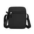 thumbnail image 1 of Visland Men Crossbody Bag with Partition Pockets Zipper Closure Solid Color Shoulder Bag Adjustable Strap Commuting Shopping Travel Mini Bag, 1 of 7