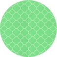 thumbnail image 1 of Ahgly Company Machine Washable Indoor Round Transitional Green Area Rugs, 8' Round, 1 of 7
