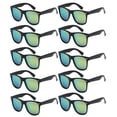 thumbnail image 1 of Lentes de Sol FSMILING Negros Paquete de 10 para Adultos Mujeres Fiesta Estilo 80s, 1 of 6