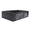 thumbnail image 1 of Wooden Coffee Station Organizer, Platane Wood Tea Bags Storage Box, for Sugar Packets, 1 of 7