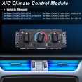 thumbnail image 2 of Módulo de panel de control del calentador de aire acondicionado Unique Bargains para Mack CHU612 08-18 Unidad de temperatura HVAC No. 111226/21169150/20909401/20992943/25110700/351320261, 2 of 7