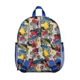 thumbnail image 3 of Monster Truck Pattern Backpack Backpack for School,Schoolbag with Adjustable Shoulder Straps & Padded Back,13.8"x11.4"x6", 3 of 6