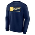 thumbnail image 2 of Men's Fanatics Navy Milwaukee Brewers Focus Fleece Pullover Sweatshirt, 2 of 3