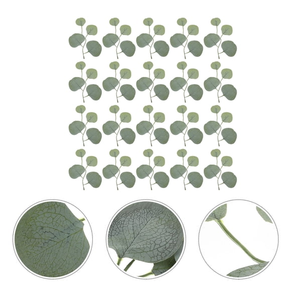 QUMIIRITY 50Ud Hojas De Planta Artificial Para De Fiestas Y Fotográficos