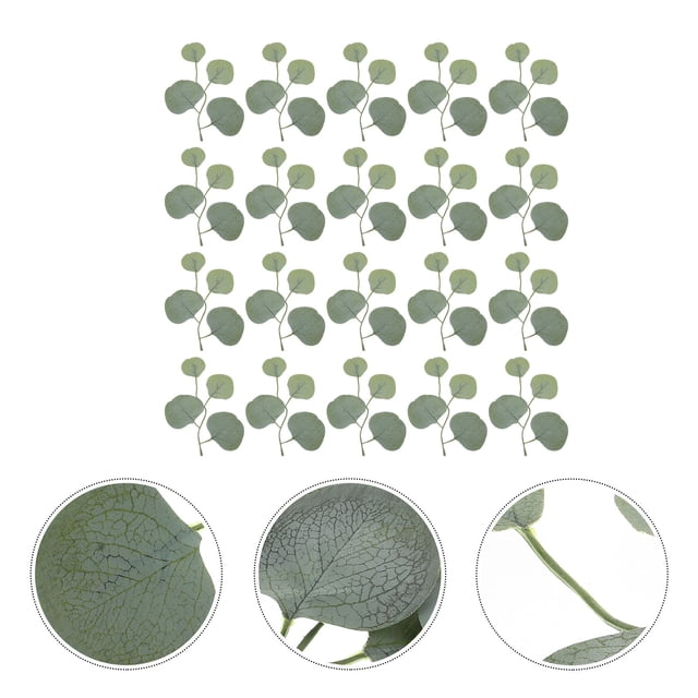 QUMIIRITY 50Ud Hojas De Planta Artificial Para De Fiestas Y Fotográficos