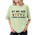 thumbnail image 5 of Funny Shirts for Women Crew Neck Letter Print Fashion Graphic Tees Cotton Lightweight Clothes for Travel Dating, 5 of 5