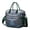 Dark-green-7, variant on Nautical Anchor and Lighthouse Insulated Lunch Bag, Large Leakproof Cooler Tote with Maritime Map and Ocean Wave Pattern for Work or Travel