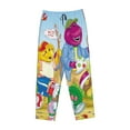 thumbnail image 6 of Barney And Friends Women's Pajama Pants, Comfy All Over Print Lounge Pants Casual Sleepwear with Pockets & Drawstring, 6 of 8